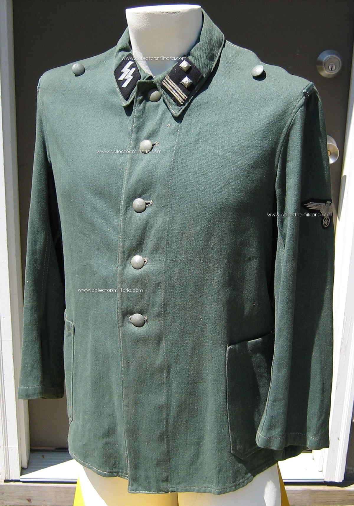 SS Officers HBT Drillich Tunic